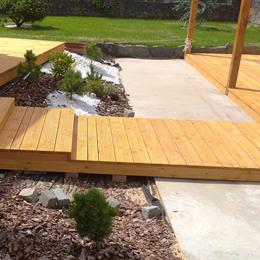 Terasová prkna modřín